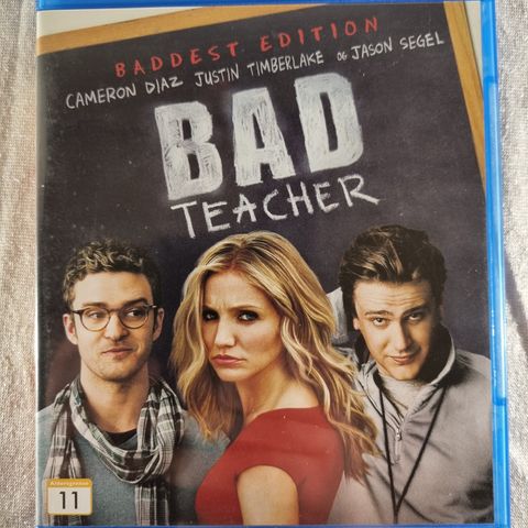 Bad Teacher Blu-ray norsk tekst ripefri