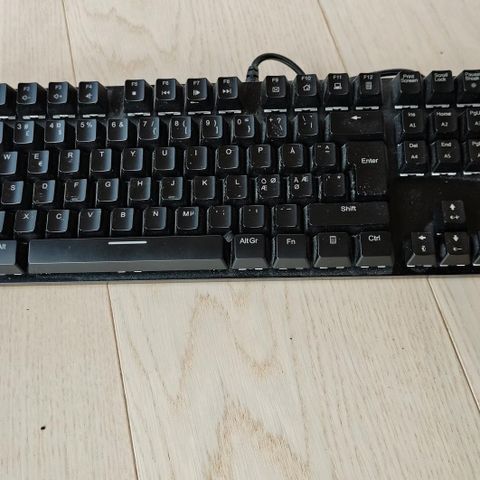 TKL mekanisk Gaming keyboard Zar tastatur med led lys