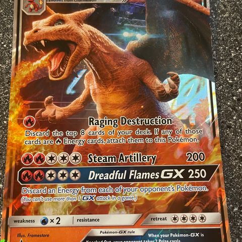 Jumbo Charizard GX HP 250