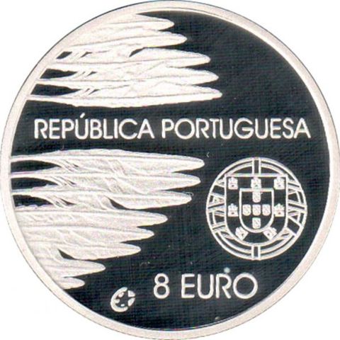 8 Euro 2005 Portugal. End of World War II. Sølvmynt