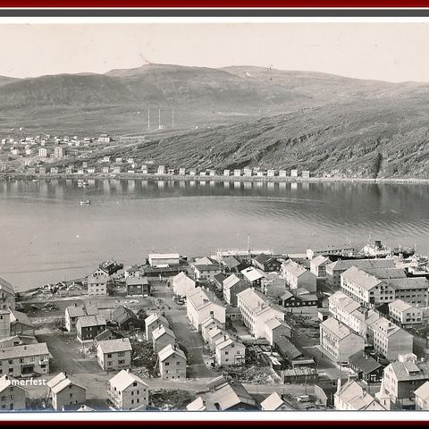 ** HAMMERFEST. FERGER. TELEGRAFEN ANTENA. STPL HAMMERFEST 1957 **