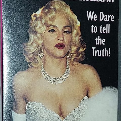 VHS SMALL BOX.MADONNA.WE DARE TO TELL THE TRUTH.