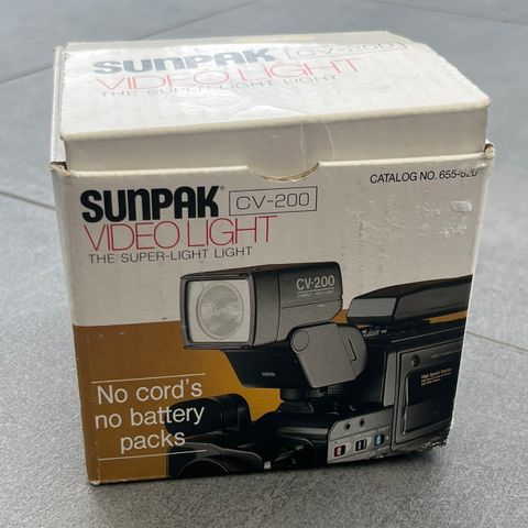 SunPak Videolight - lys/blits til kamera