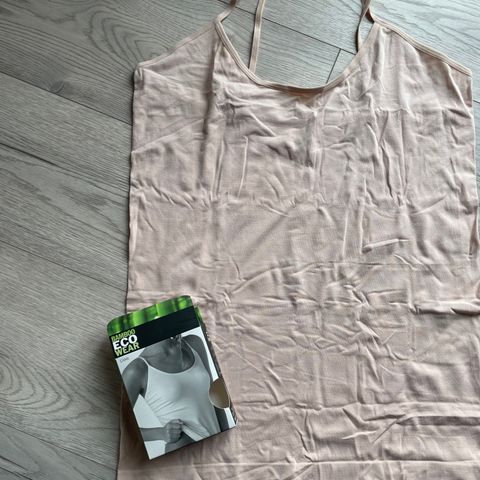 Ny bambus Cami singlet XL (spaghettistropper)