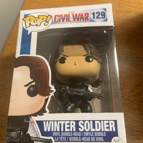 Funko POP #129 Winter Soldier - Marvel - Captain America Civil War