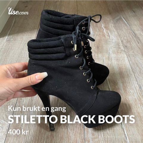 Stiletto Black Boots
