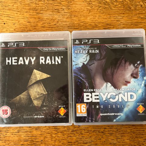 ps3 spill HEAVY RAIN / BEYOND