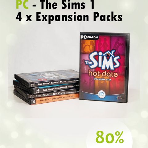 PC - The Sims 1 Expansion Packs 3stk