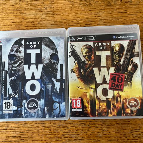 ps3 spill ARMY OF TWO / 40 DAYS