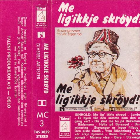 Diverse artiser - Me lig'ikkje skrøyd