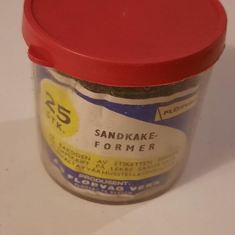 25 stk sandkakeformer - Florvåg Verk