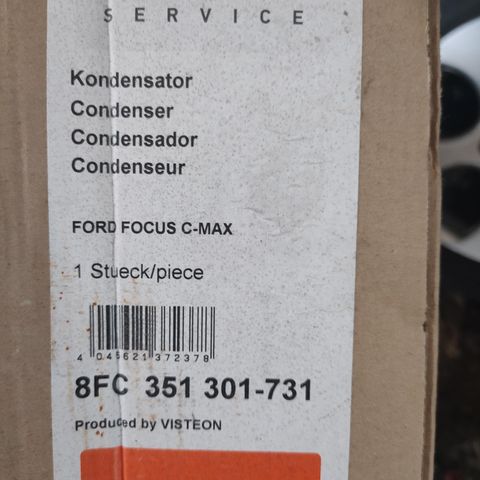 Kondensator til Ford Focus, C Max.