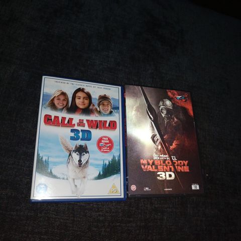 Skrotfot: 3D DVD filmer selges, med briller 3 stk