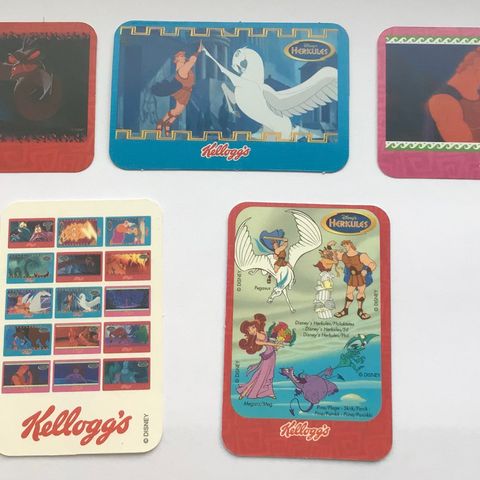 Disney Herkules samlekort fra Kellogg’s