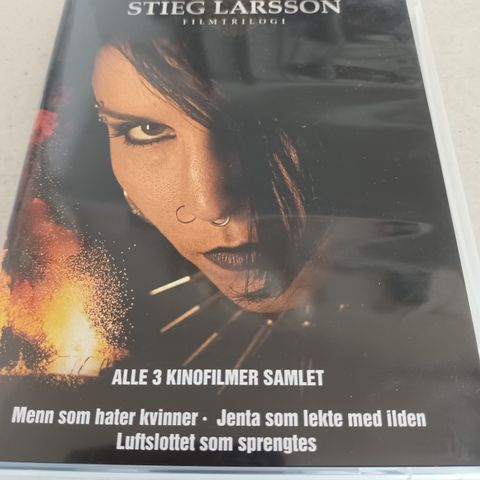 DVD-filmer "MILLENNIUM trilogi", "DA VINCHI-KODEN" og "SWEENEY TODD"