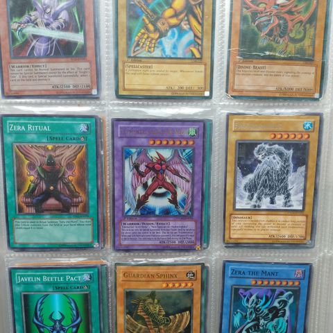 Gamle Yu-Gi-Oh kort