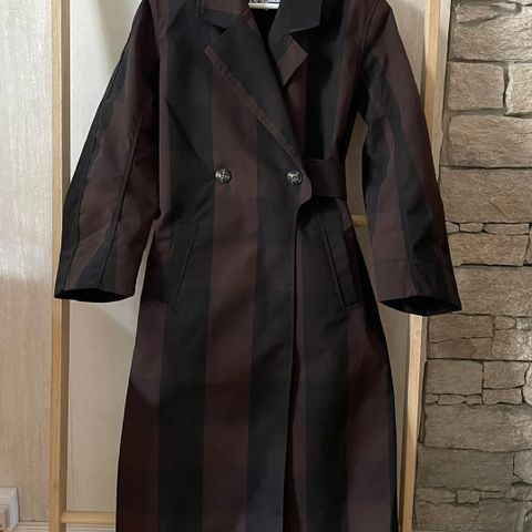 GANNI trench coat / frakk / kåpe S / XS