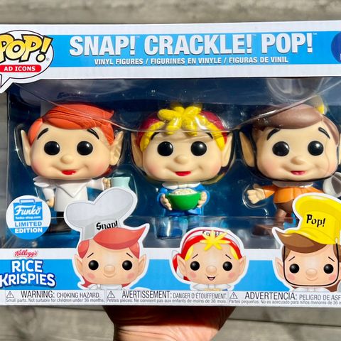 Funko Pop! Ad Icons: Snap! Crackle! Pop! (3-Pack) | Kellogg's Rice Krispies