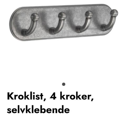 Selvklebende kroker fortinnet