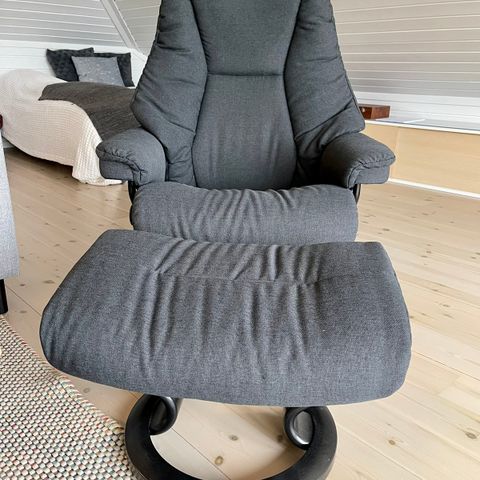 Stressless Reno med fotskammel (M), 2 stk.