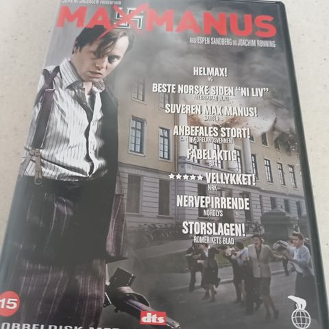 2 DVD´er: "MAX MANUS" og "KON TIKI"