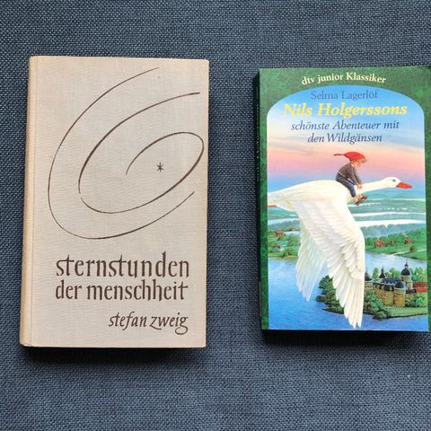 To tyske bøker - en eldre og en yngre - selges