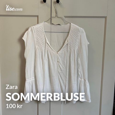 sommertopp fra Zara