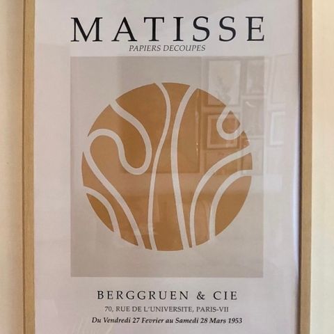 Matisse posters med ramme