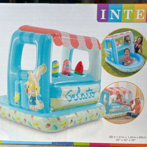 INTEX Gelato ice cream playhouse basseng/ innendørs
