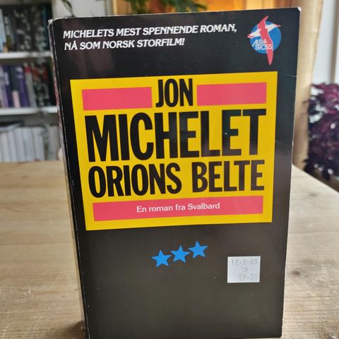 Retro - pocketbok "Orions belte" Jon Michelet 1985