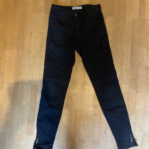 Svart denimbukse Zara Bacic Z1975 denim str 34