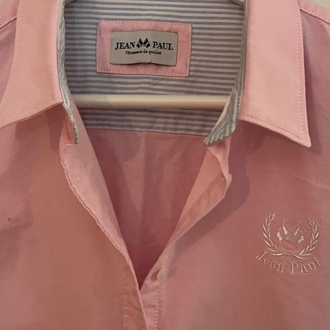 Jean Paul rosa skjorte, 100% bomull