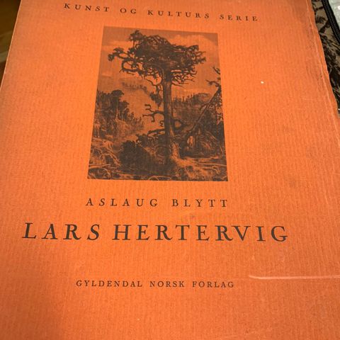 Aslaug Blytt sin bok om  Lars Hertervig til salgs.