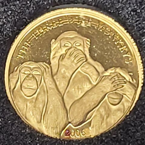 Gullmynt Somalia 1/25 oz 999