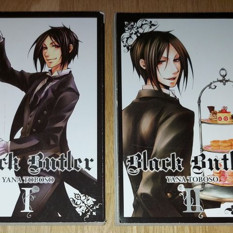 Black butler manga vol 1 & 2 selges samlet!