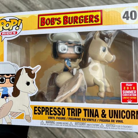 Funko Pop! Espresso Trip Tina & Unicorn [Summer Convention] | Bob's Burgers (40)