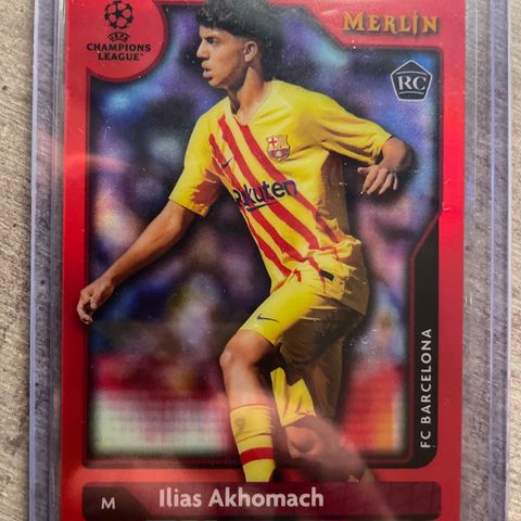 Ilias Akhomach RC /10 fotballkort