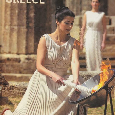 Greece Olympic Flame  Greek Light  2004 Special edition XXVIII Olympiad Athens