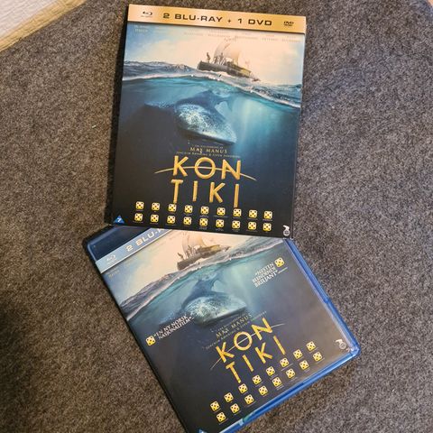 Kon-Tiki (2012) 2 blu-ray + 1 DVD i samme cover.