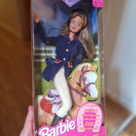 Mattel 1997, Horse riding Barbie. Retro, original