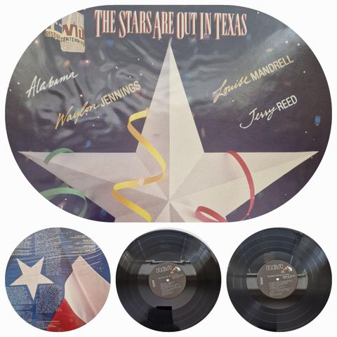 THE STARS ARE OUT IN TEXAS 1986 - VINTAGE/RETRO LP-VINYL (ALBUM)