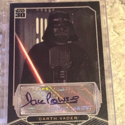 2007 Star Wars 30th Anniversary Autograph Darth Vader/David Prowse