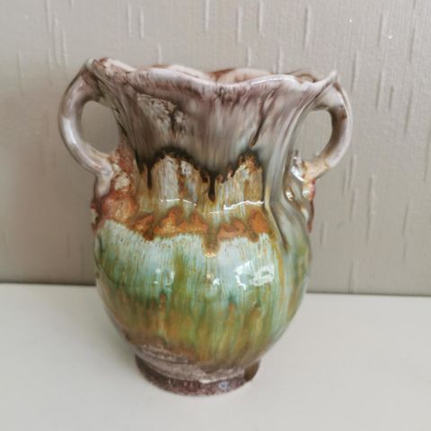 Vintage jule keramikk vase /urne selges