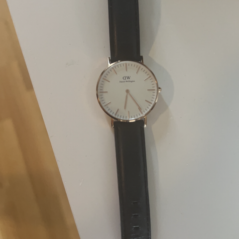 Daniel wellington dameklokke svart