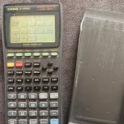 Casio fx-9700GE retro kalkulator