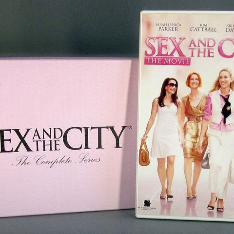 Sex & The City  - Serien + filmen på DVD