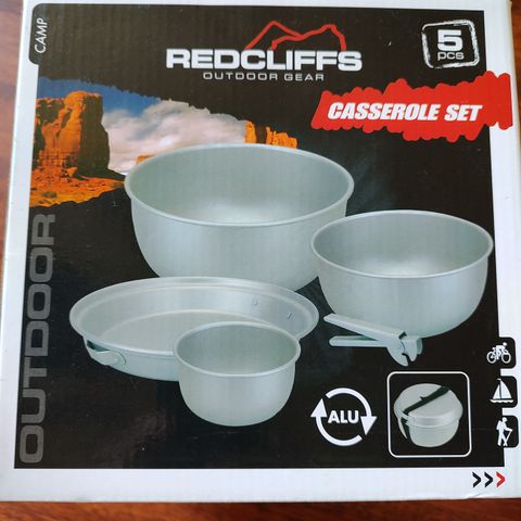 Camp.casserole set.koking  5 prs