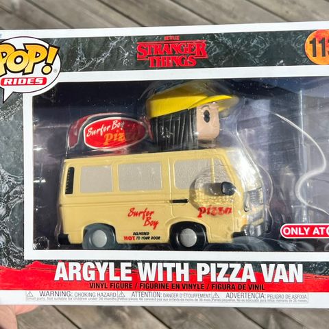 Funko Pop! Rides: Argyle With Pizza Van | Stranger Things (113) Excl. to Target