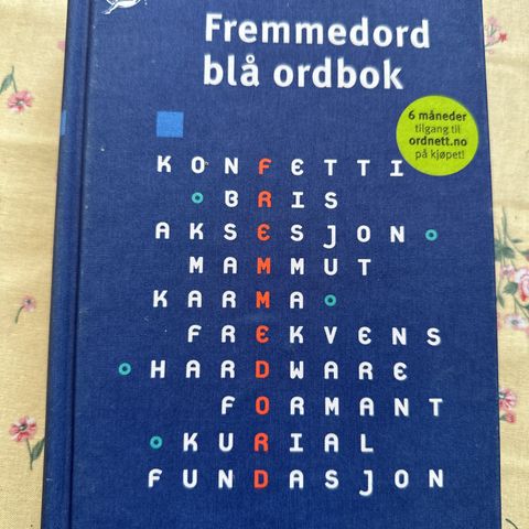 Fremmedord blå ordbok  Kunnskapsforlaget 2008