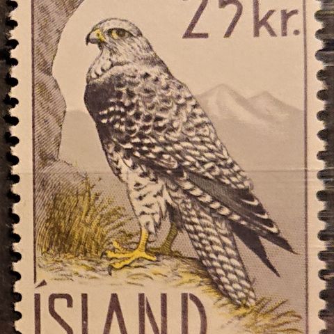ISLAND: 1960, Islandsk falk, AFA 340, postfrisk / Is103 v..